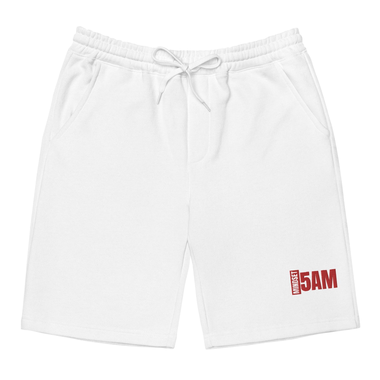 "5A.M" Fleece Shorts With Embroidery