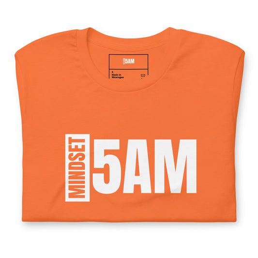 "5AM Mindset" 100% Cotton Unisex t-shirt